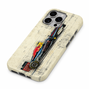 f1 racing blueprint red bull phone case