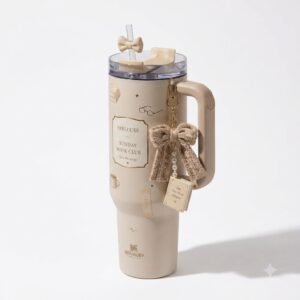 beige tumbler with bow accessory 202609041054